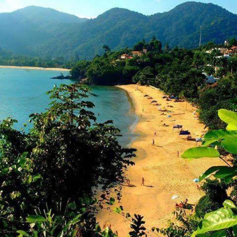 Chale Cantinho Albamar Ubatuba Exteriör bild